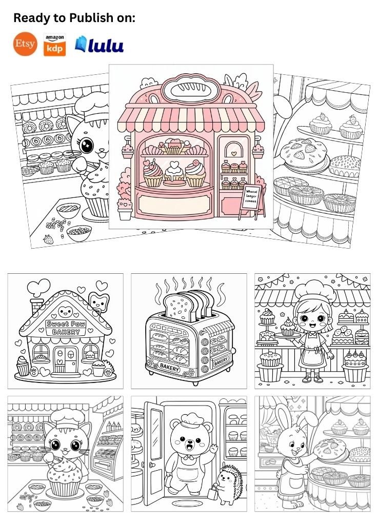 coloring pages PLR, kids coloring PLR bundle, KDP coloring book PLR, Etsy coloring pages PLR, PLR coloring sheets