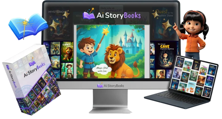 AI StoryBooks talking animated storybook preview
