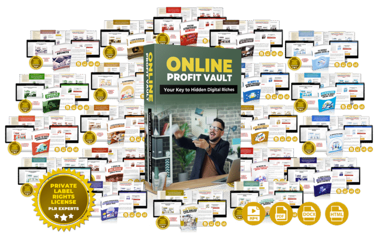 Online Profit Vault PLR Firesale