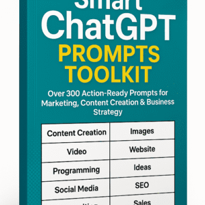Smart ChatGPT Prompts toolkit with 300+ AI content prompts